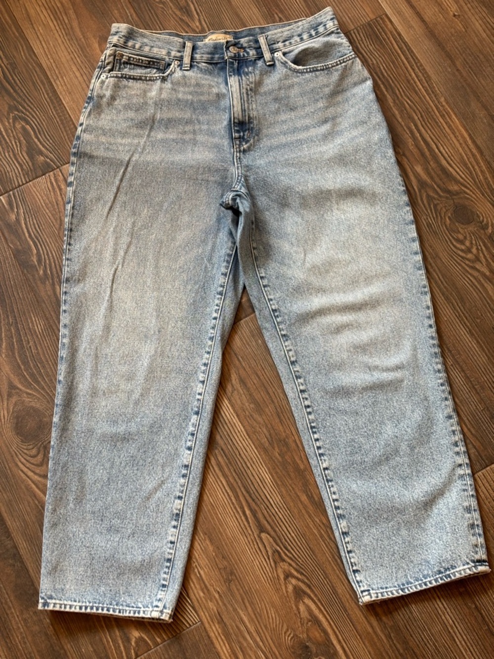 MADEWELL BAGGY STRAIGHT JEANS SIZE 31 100% COTTON RELAXED